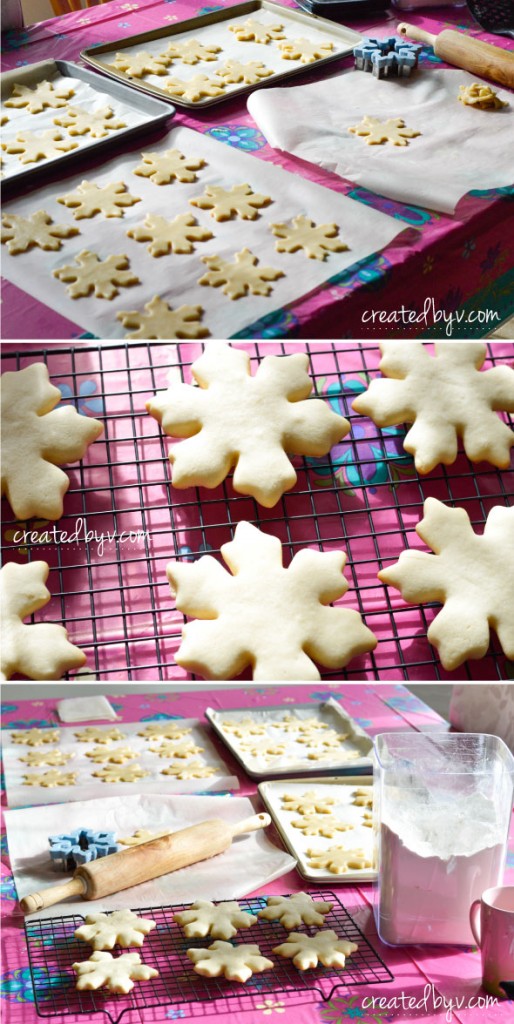 What to do if there's no signs of snow in your neck of the woods? Bake a batch of these deliciously soft snowflake sugar cookies and celebrate winter!