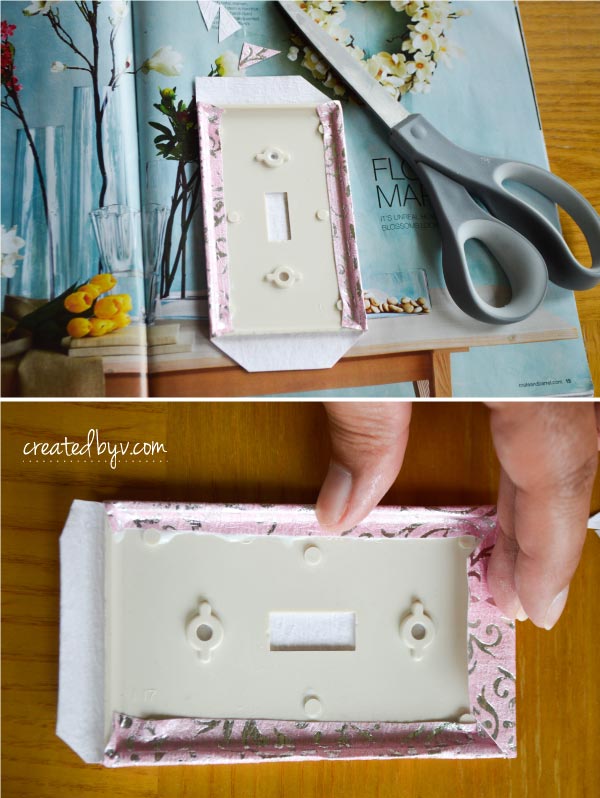 DIY Decorative Switch Plates & Outlet Covers - created by v.